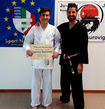 Davide Guerrato - Cintura Nera 1° Dan Goju - Sport Nazionale M° Mauro Franzoso - Ju Jitsu Rovigo