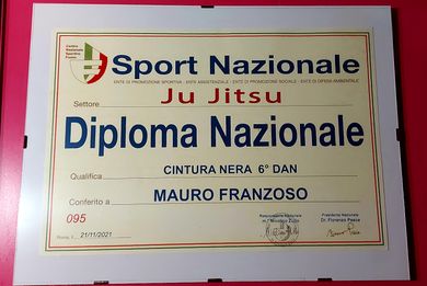 6° Dan Ju Jitsu Sport Nazionale