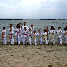 Ju Jitsu Rovigo bambini al mare 2022